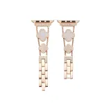 Rose Gold - White Flower
