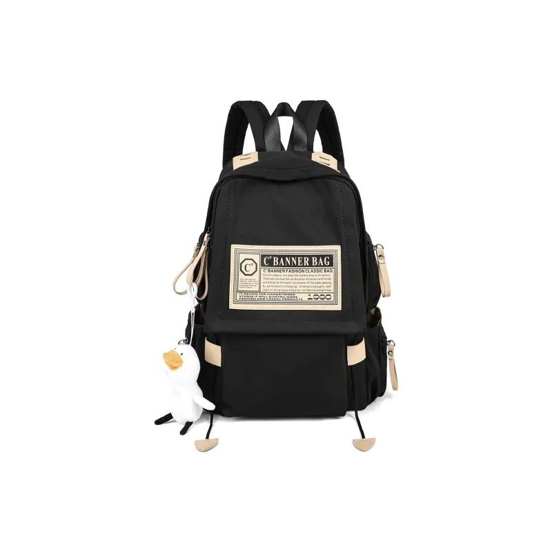 C°BANNER Fabric Backpack Tubas Unisex Red/Black-7