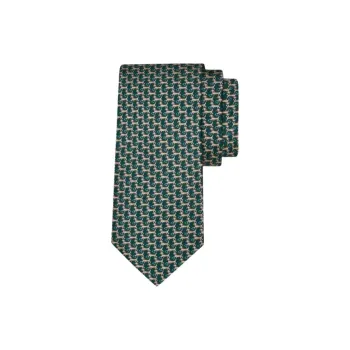 FERRAGAMO Silk Ties Men's Dark Green