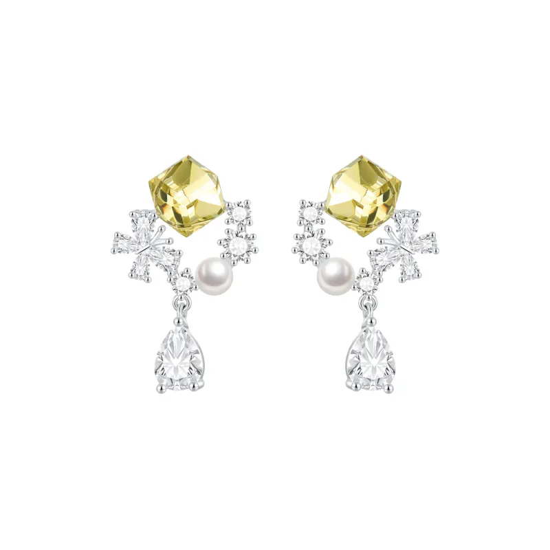 ZEGL S925 Silver Earrings Women's-0