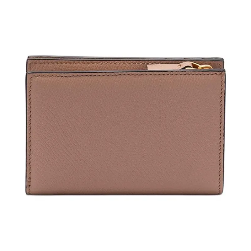 Valentino GARAVANI Calfskin Wallet Women's Pink-1