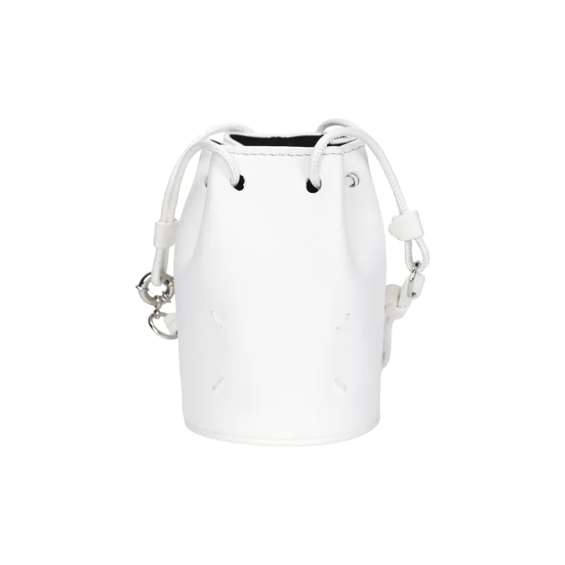 Maison Margiela Sheepskin Bucket Bags Crossbody Bag, Shoulder Bag Women's White-2