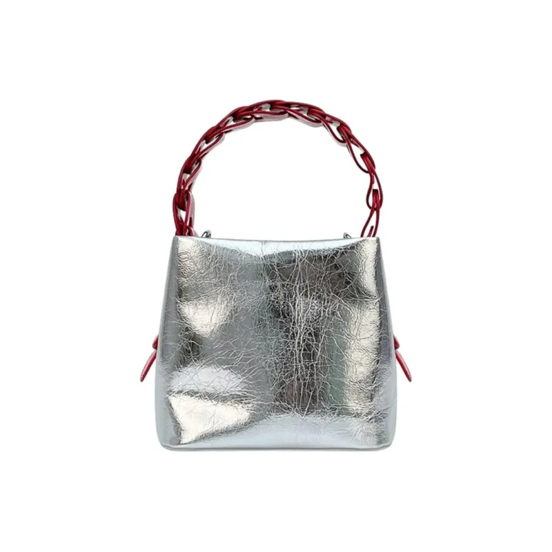 OTA PU Handbag Regular Women's Silver-0
