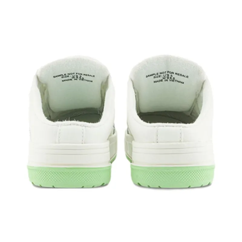 Vans Upland Low Top Skateboard Shoes Unisex White Green-2