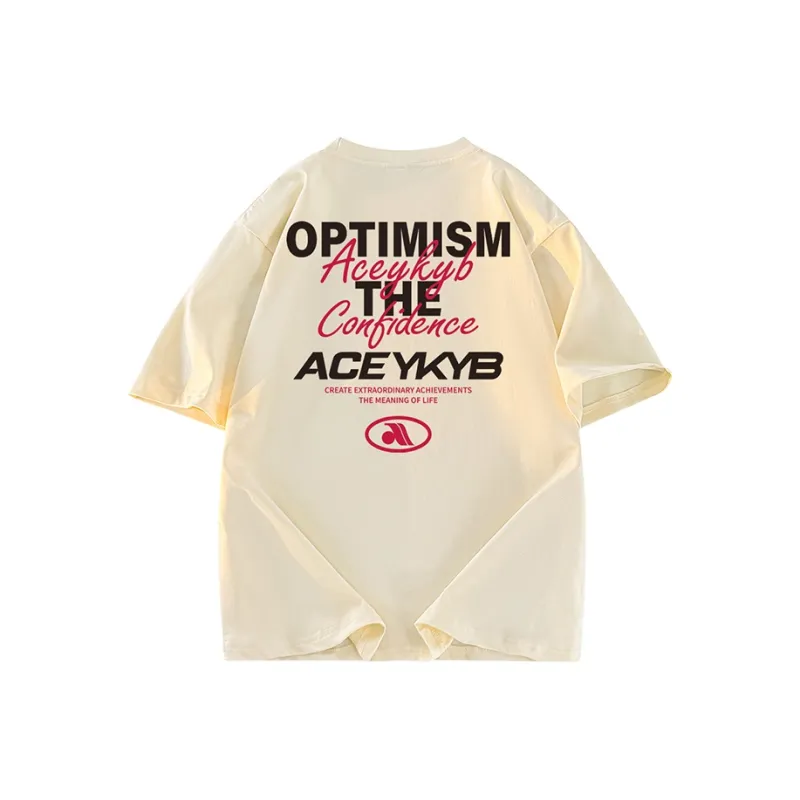 YK&YB Short Sleeved T Shirts Unisex-15