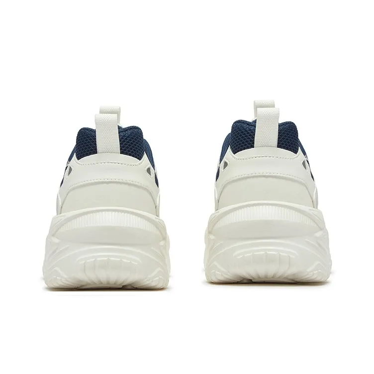 361° Slip Resistant, Abrasion Resistant, Breathable Low Top Casual Shoes Men's White Blue-3