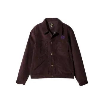 Needles Jackets & Coats Men's Bordeaux Red