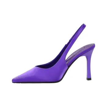 QITUMAUL High Heels Women's Purple