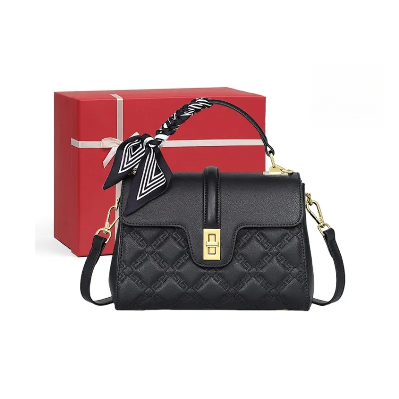 CNNCOO Cow Leather Handbag Women's Apricot/Black-6