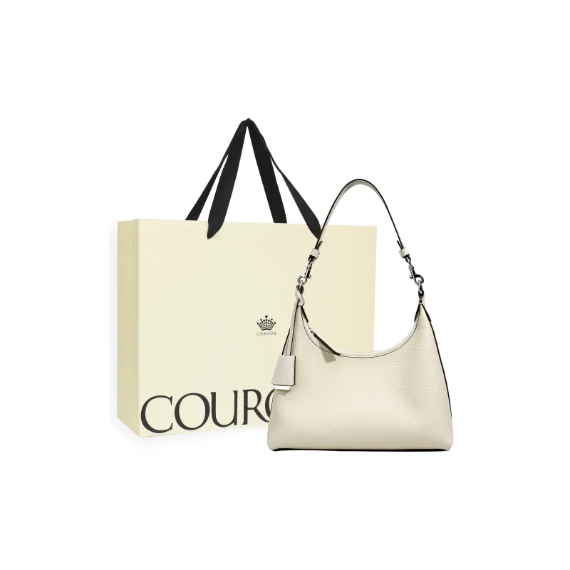 COURONNE Top Grain Cow Leather One Shoulder Handbag Women's Multicolor-17