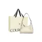 Ecru+Shopping Bag
