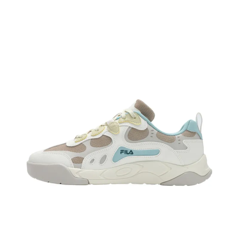 FILA STAR RHYTHM Star Rhythm Shoes Low Top Skateboard Shoes Women's Milk White-0