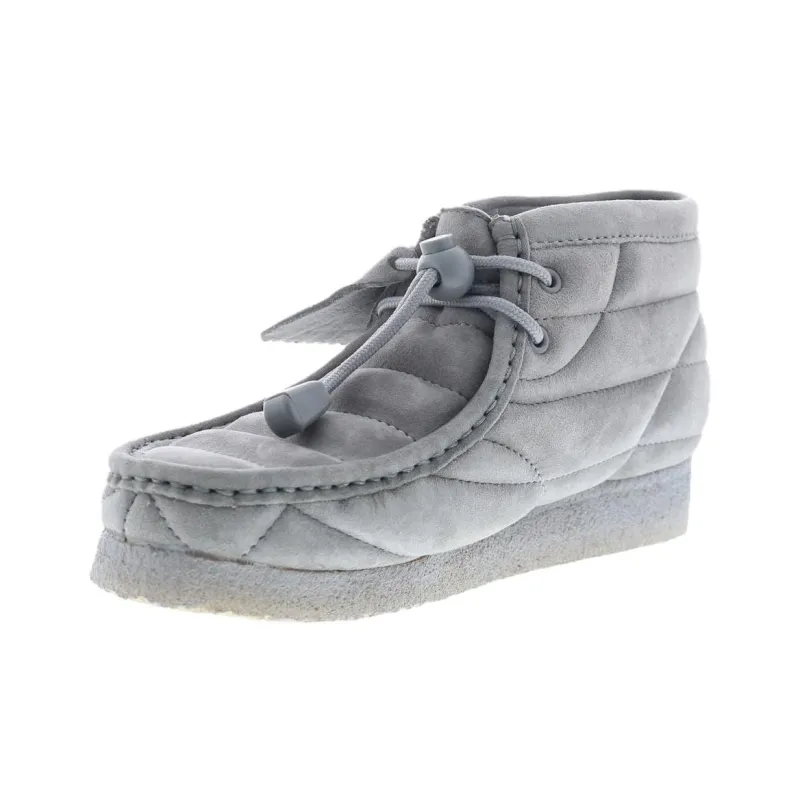 Clarks Originals Wallabee Boot Grey Women's-2