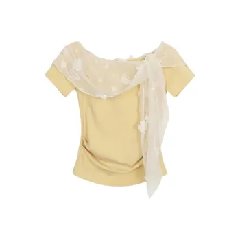 YGPRW T Shirts Women's Yellow