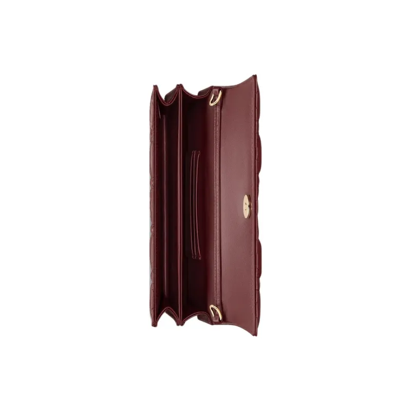 DIOR My Dior Lambskin Shoulder Bag, Crossbody Bag, Handbag Mini Women's Dahlia Red-4