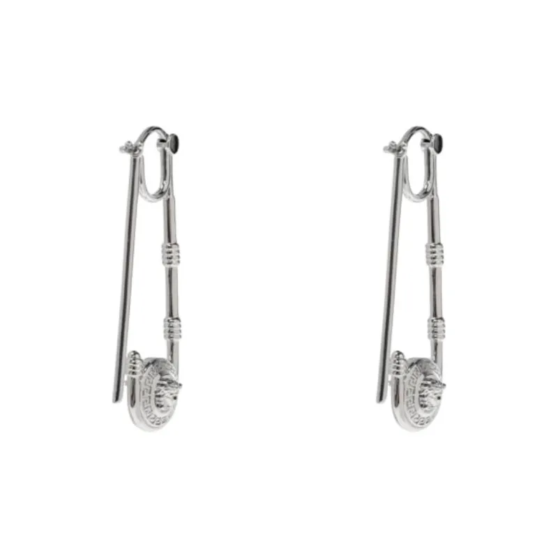 VERSACE Safety Pin Earrings-1
