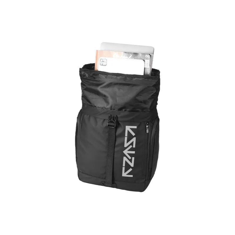 COEXISTENCE Polyester Backpack Men's Black-3