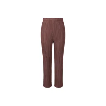 PLEATS PLEASE ISSEY MIYAKE Casual Pants Women's Red Brown