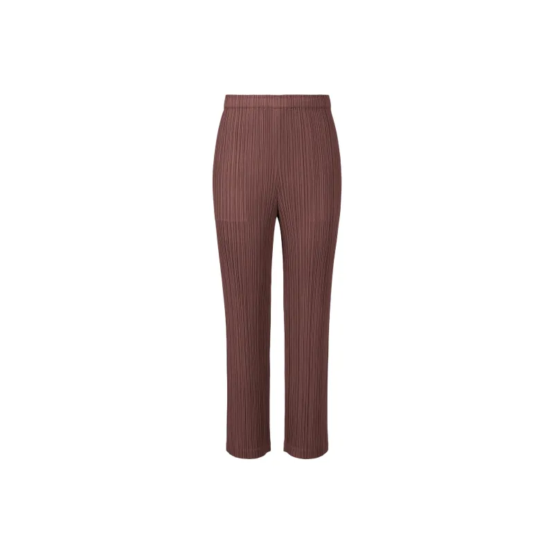 PLEATS PLEASE ISSEY MIYAKE Casual Pants Women's Red Brown-0