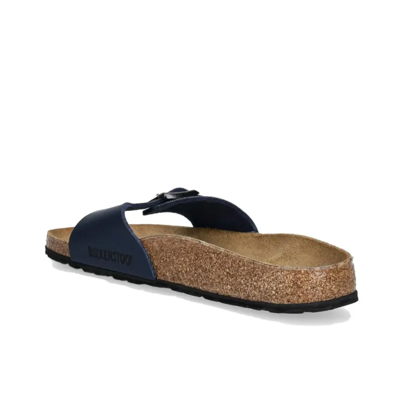 Birkenstock Madrid Slide Slippers Unisex Blue Regular Loose Fit-2