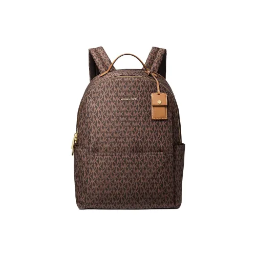MICHAEL KORS Polyester Chartreuse Tubas Women's Tan & Acorn Brown