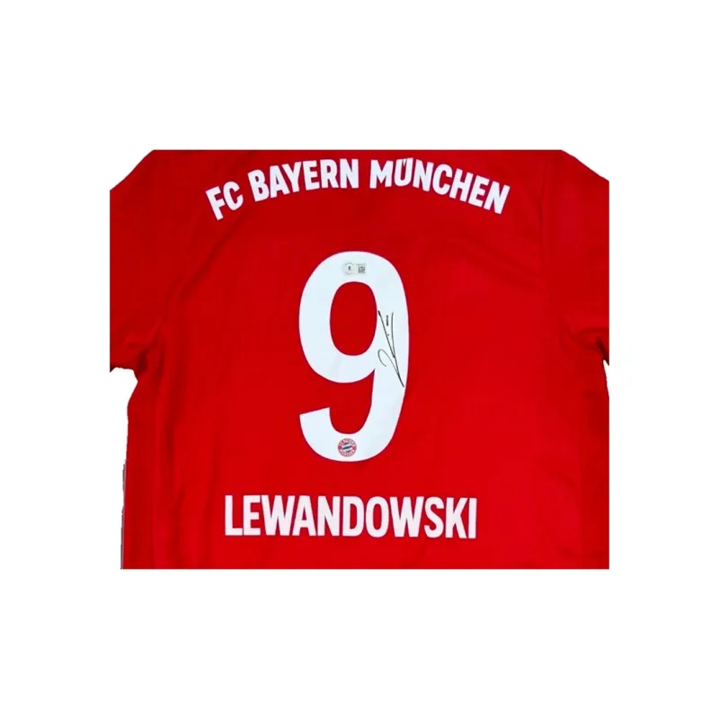 Three For Munich Team Jersey Beckett Official Certification, Deluxe Framing, Outer Frame Approx. 65x85cm Unisex-3