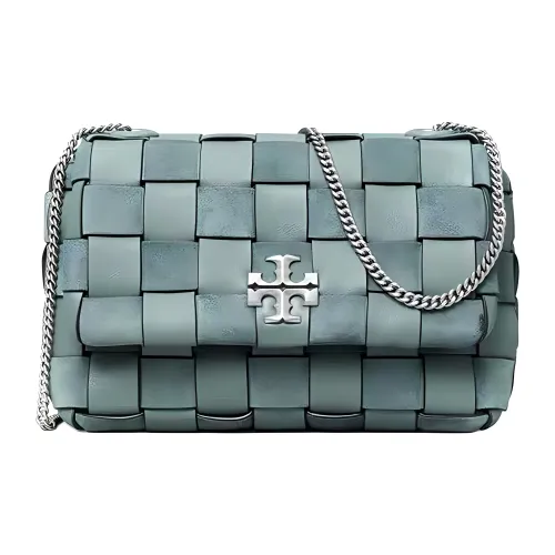 TORY BURCH Kira Leather Handbag, Shoulder Bag, Crossbody Bag Mini Women's Polar Green