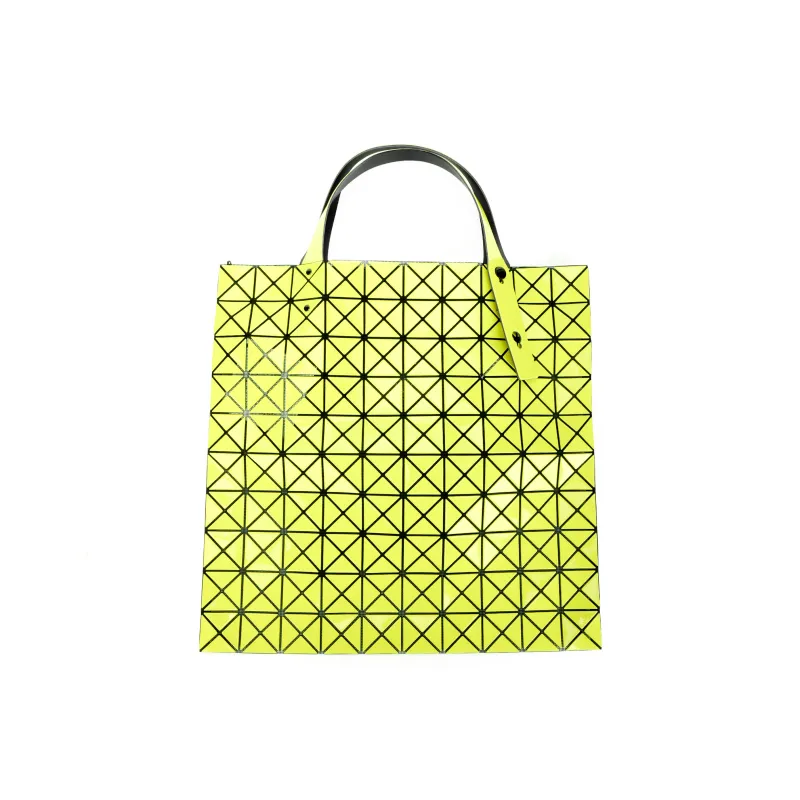 ISSEY MIYAKE Prism Polyvinyl Chloride Tote Bag, Shopping Bag, Handbag, Shoulder Bag Women's Yellow-2