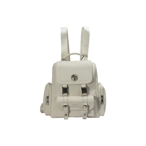 Gudair PU Backpack Women's White