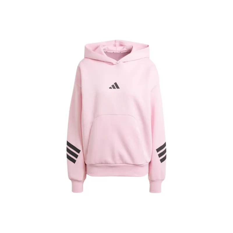 Adidas Future Icons 3 Stripes Hoodie True Pink-0