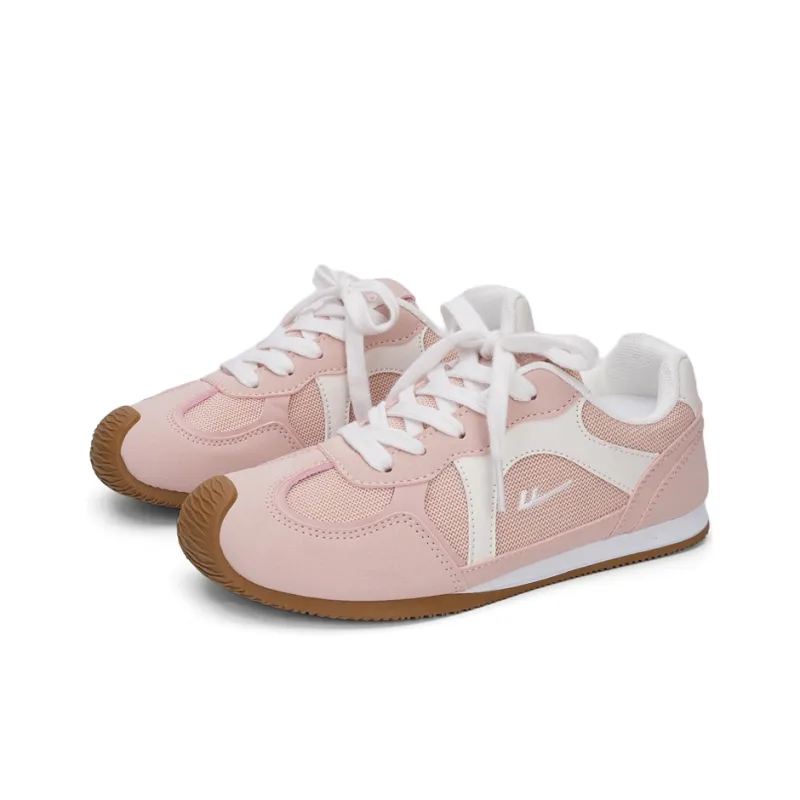 Warrior Abrasion Resistant Low Top Casual Shoes Women's Pink Beige-1