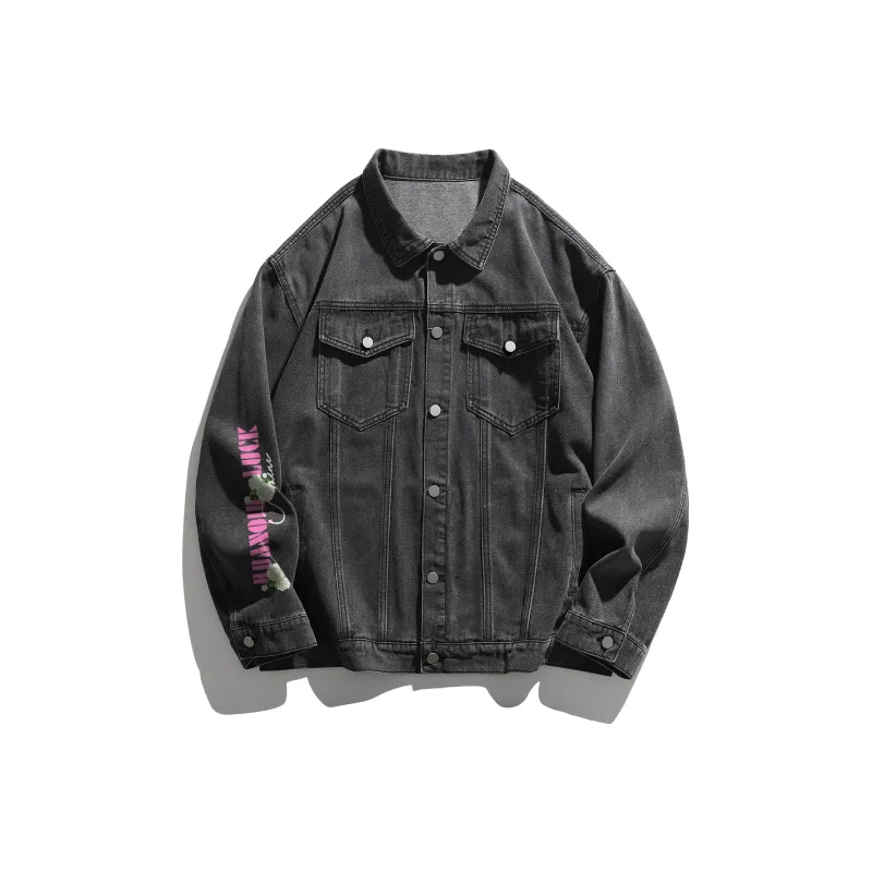 HUANQIU Denim Jackets Unisex-1