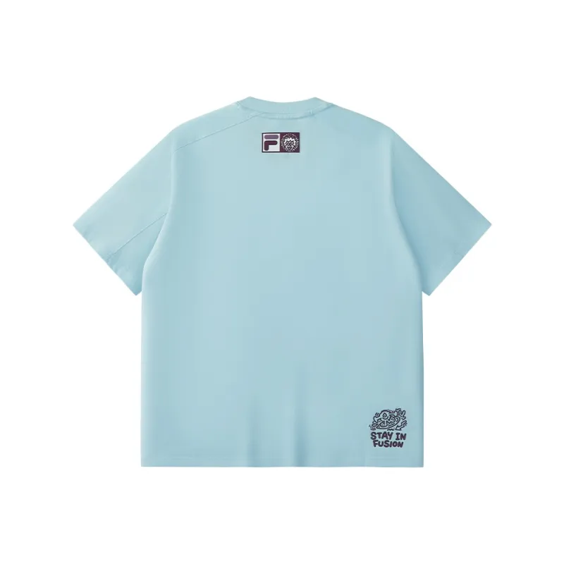 FILA FUSION T Shirt Unisex Deli Blue LB-1