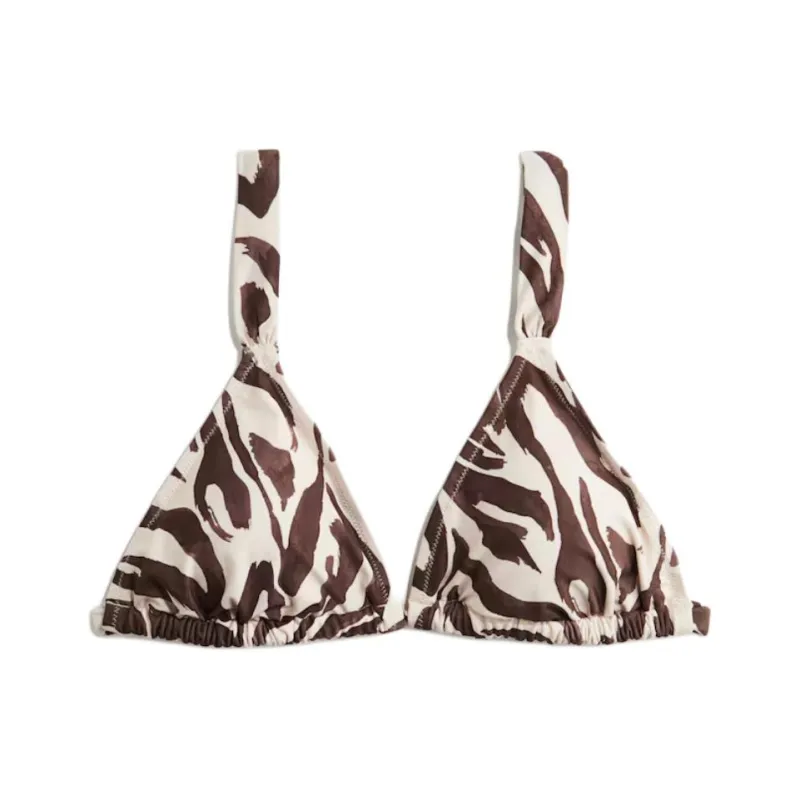 H&M Bikinis Women's Light Beige/Zebra Print-0