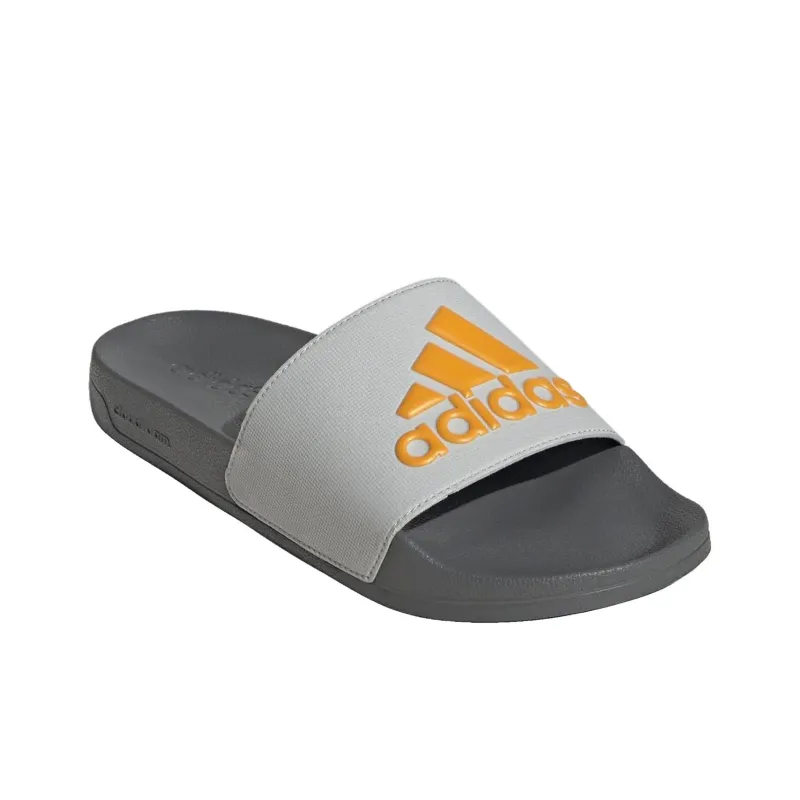 Adidas Adilette Shower Slides Grey Two Crew Orange Grey Four-2