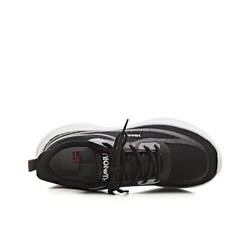 HUANQIU Slip Resistant, Abrasion Resistant, Lightweight Low Top Casual Running Shoes Women's Black-2
