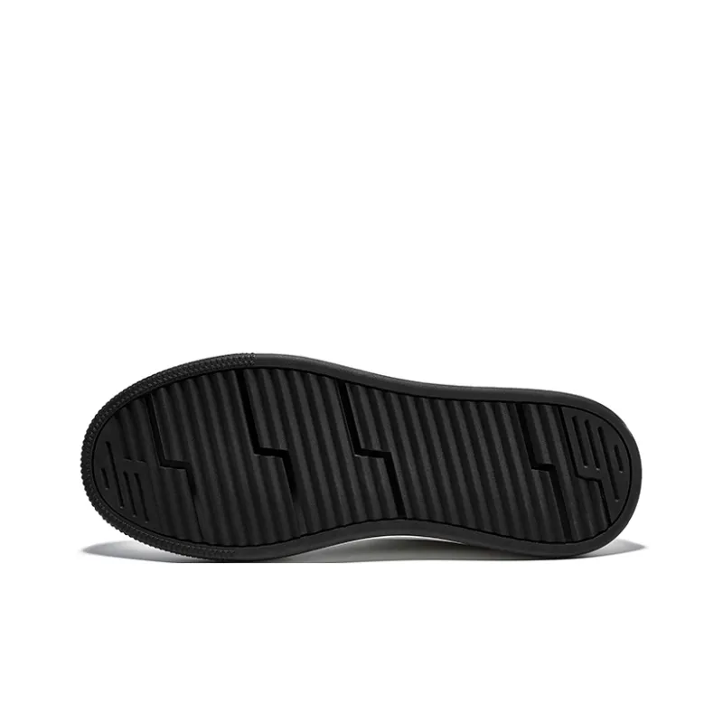 Hautton Jeans Low Top Skateboard Shoes Men's White-5