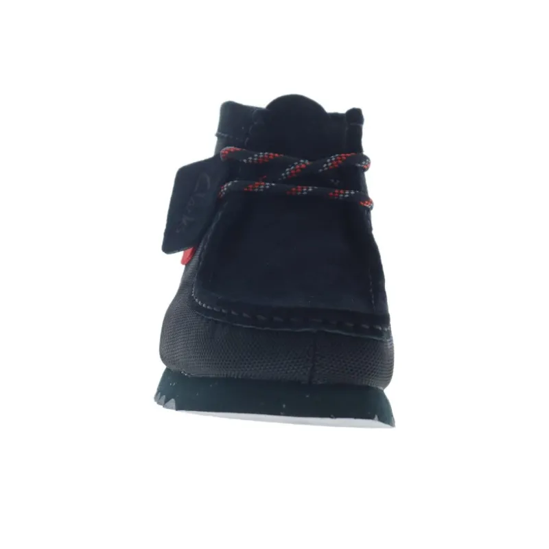 Clarks Wallabee Ankle Boots Men's Black-3