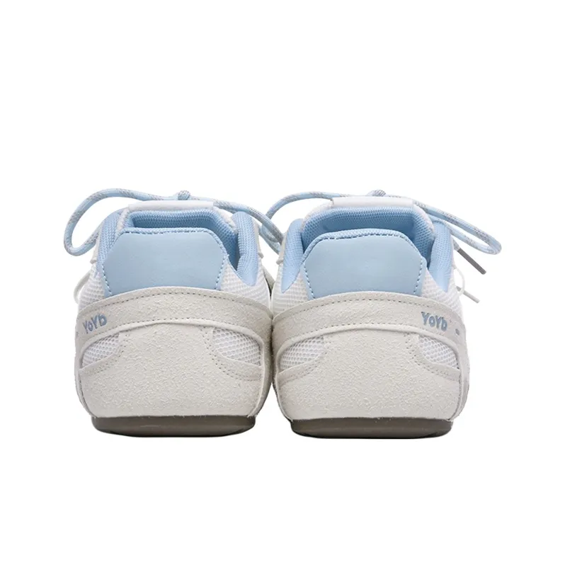 Ordifen Low Top Skateboard Shoes Women's Gray Blue-2