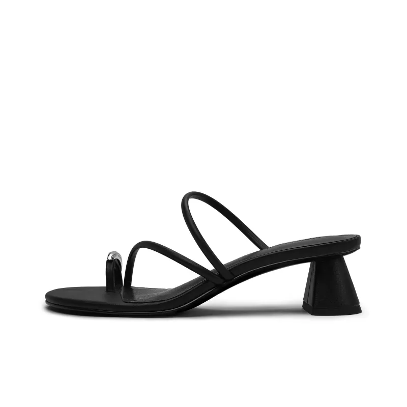 CHARLES&KEITH Composite Sole Slide Slippers 5cm Women's-3