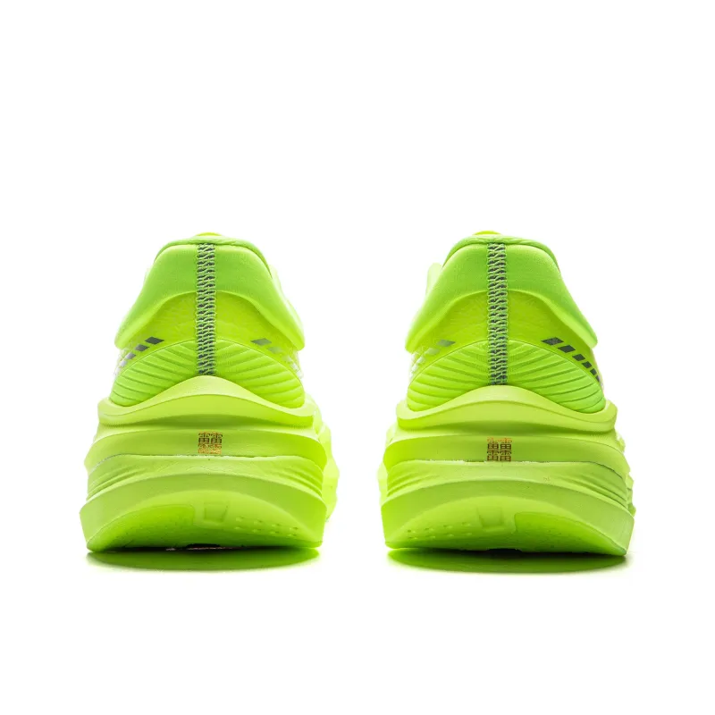 LiNing Anti Slip Wear Resistant Low Top Casual Running Shoes Men's Neon Bright Green-5