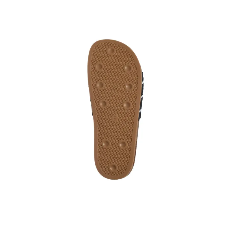 Adidas Adilette Slides Core Black Core White Gum-5