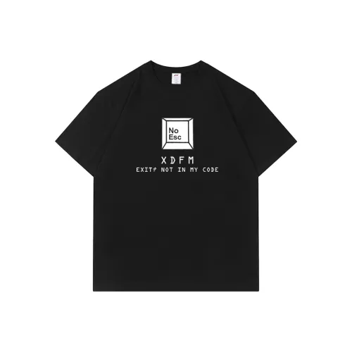 XDFM American Esc Not Exit Code Prank T Shirt Loose Fit Unisex