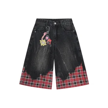 BRYAN JIMENEZ Denim Shorts Unisex
