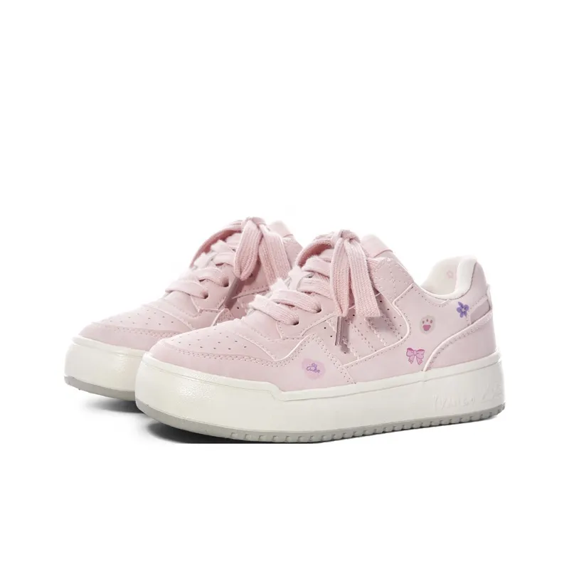 The New Age Family Low Top Skateboard Shoes Women's Pink-1