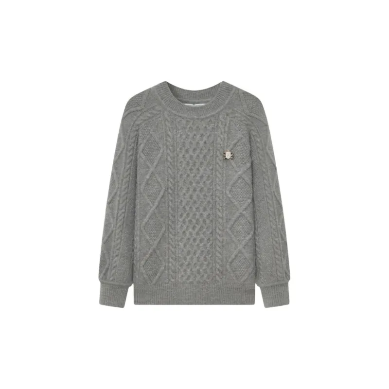 Teenie Weenie Sweaters Women's Gray-0