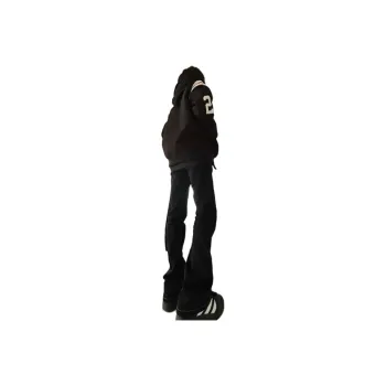 KIRHNE Jeans Unisex Black