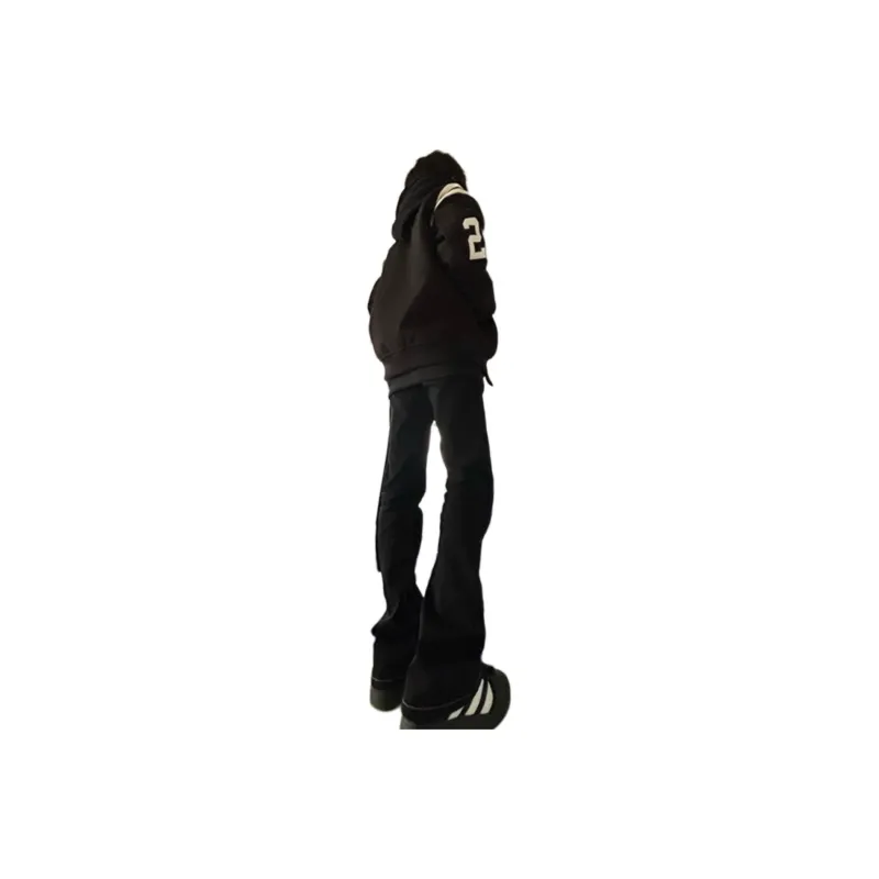 KIRHNE Jeans Unisex Black-0