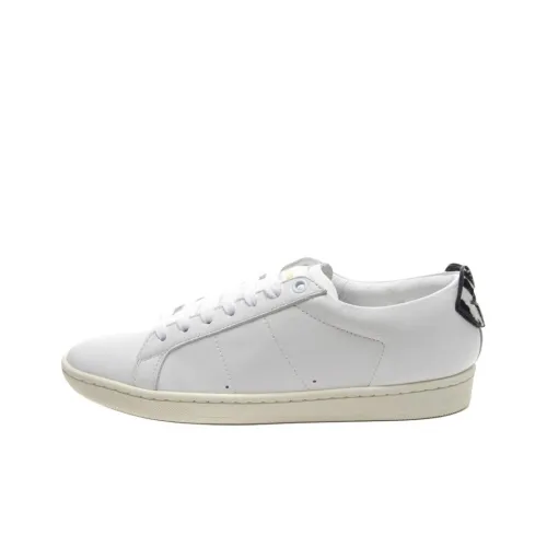 SAINT LAURENT Low Top Skateboard Shoes Women's White