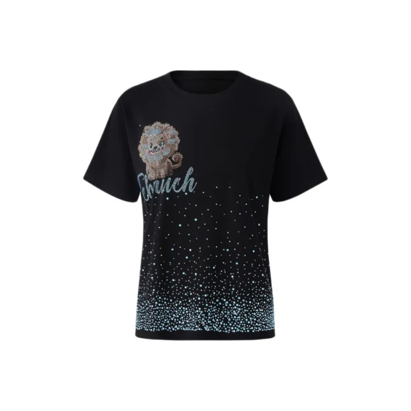 TCH T Shirts Women's Black-1
